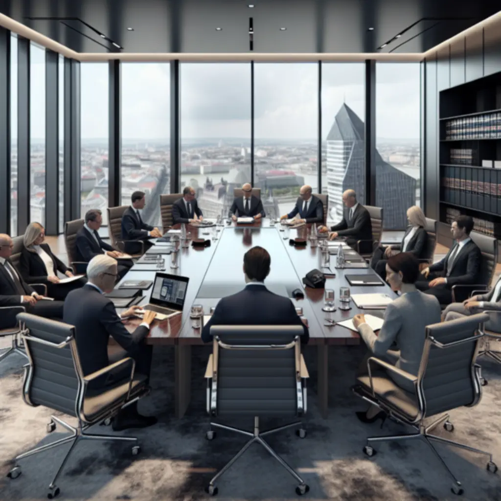 Corporate strategy session for multinational restructuring